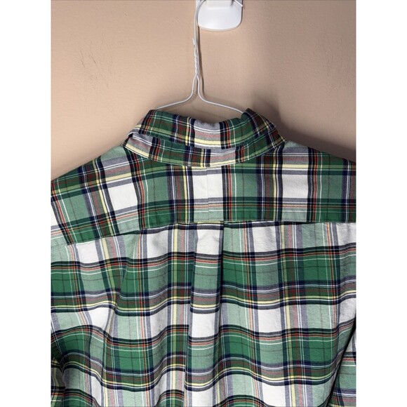 Ralph Lauren Green Plaid Shirt Long Sleeve Button Down Custom Fit Men’s Holiday - Picture 8 of 13